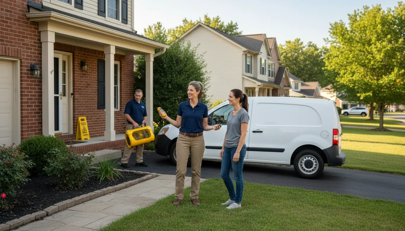 Water restoration image for Flood Water Cleanup, Removal And Restoration Services in Warren, OH